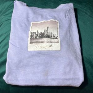 purple new york tee